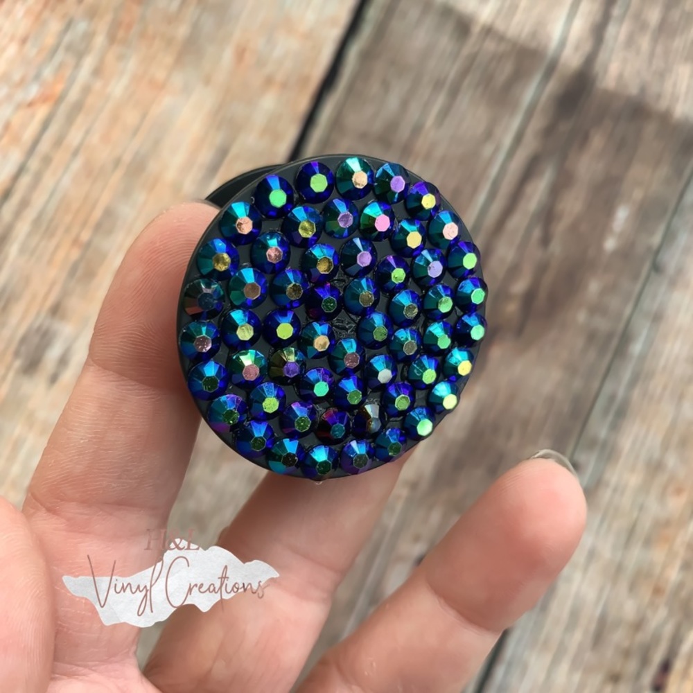 🎉CLEARENCE🎉 Blue rhinestone phone grip